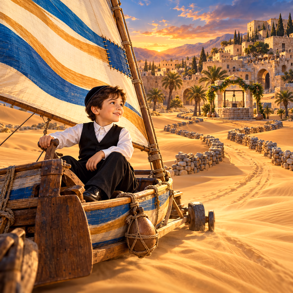 הכרת הטוב — מפרש הרוח - ספר ילדים מותאם אישית מבית לומיבוק